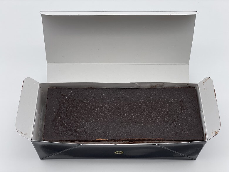 【五島軒 ベルギーチョコレートケーキ 実食レビュー】パッケージ