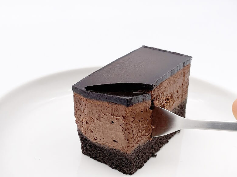 【五島軒 ベルギーチョコレートケーキ 実食レビュー】実食レビュー