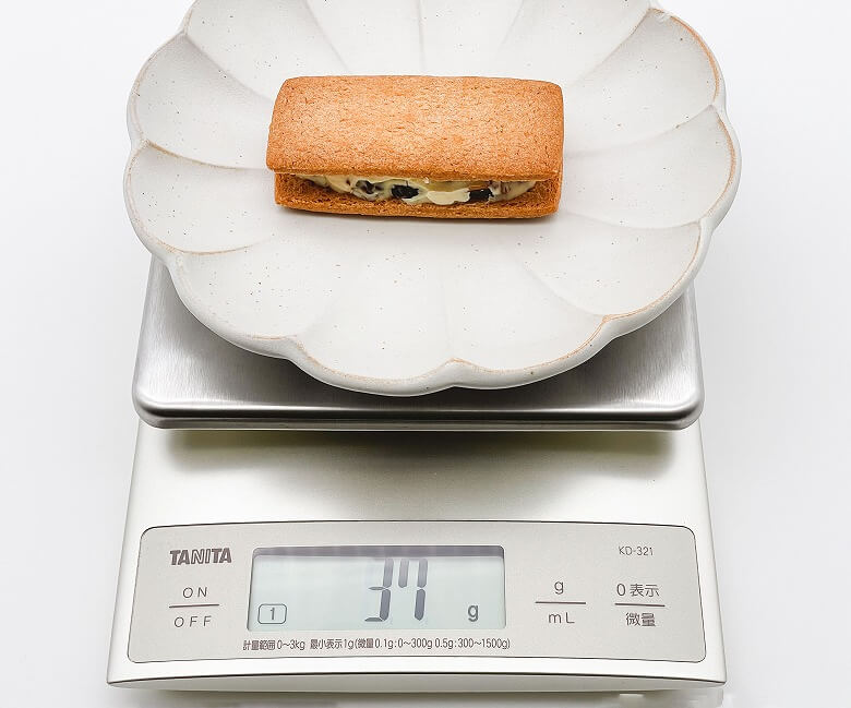 【六花亭 マルセイバターサンド 実食レビュー】サイズ・重量