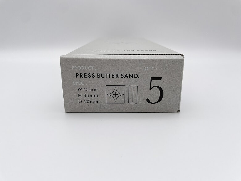 【BAKE PRESS BUTTER SAND バターサンド 実食レビュー】バターサンドの特長・詳細情報 パッケージ・梱包状態