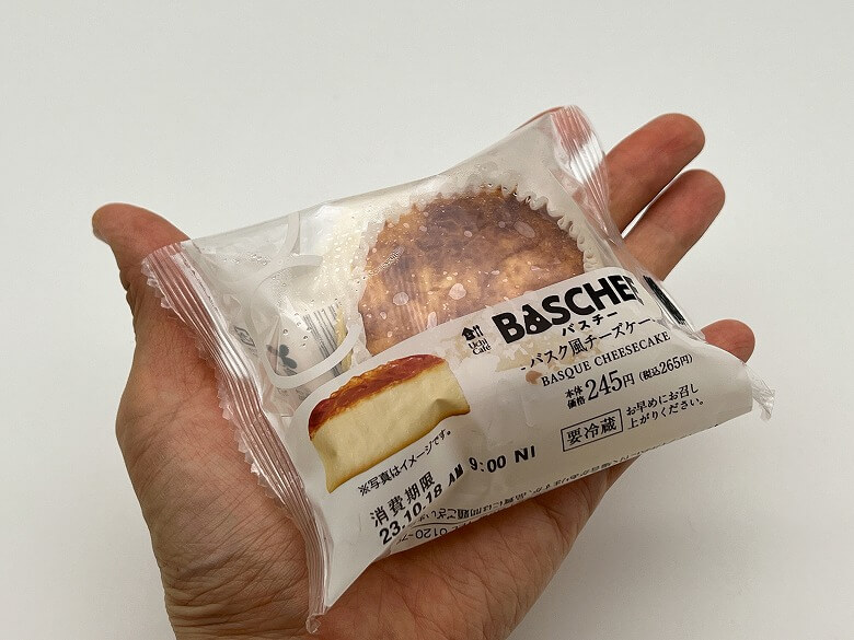 【ローソン バスチー -バスク風チーズケーキ- 実食レビュー】特長・詳細情報 サイズ・重量