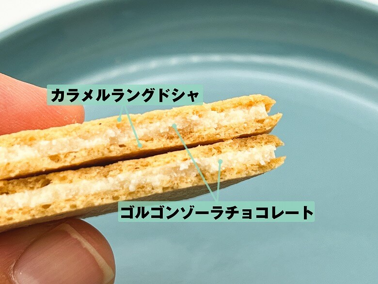 【Now on Cheese♪ クラッシックチーズサンド カラメル＆ゴルゴンゾーラ 実食レビュー】実食レポ