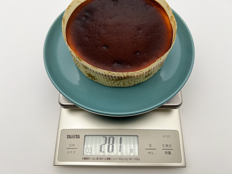 【Patico バスクチーズケーキ 実食レビュー】特長・詳細情報 サイズ・重量